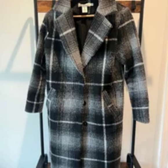 Plaid coat